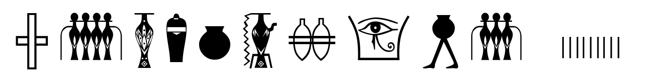 Hieroglyph J Regular